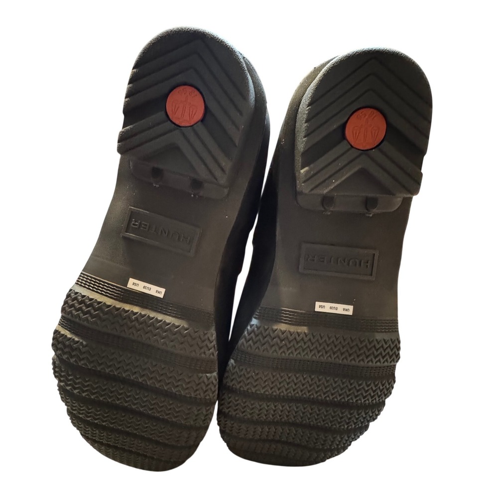 Hunter‎ Womens Original Tall Rain Boots Black Matte Rubber WFT1000RMA Size 8 - Picture 10 of 13